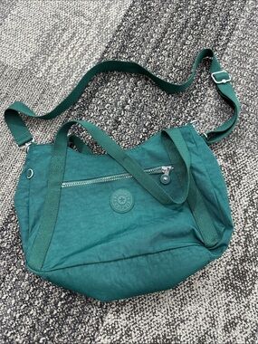 Kipling Green Purse